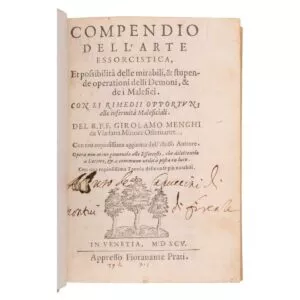 Compendio Dell’Arte Essoterica, Et Possbilita delle mirabili, & stupende operationi delli Demoni, & dei Malefici