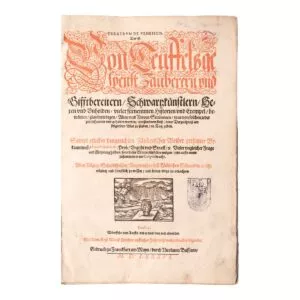 Theatrum De Veneficis, Das ist: Von Teuffelsgespenst Zauberern und Gifftbereitern, Schwartzkuenstlern, Hexen und Unholden, vieler fuernemmen Historien und Exempel, bewahrten, glaubwirdigen, Alten und Newen Scribenten, was von solchen… disputiert und gehelten worden, mit sondern fließ… an Tag geben, 
